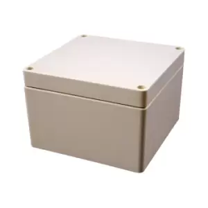 image of Hammond 1554P2GY Watertight PC Enclosure 120 x 120 x 80mm Grey