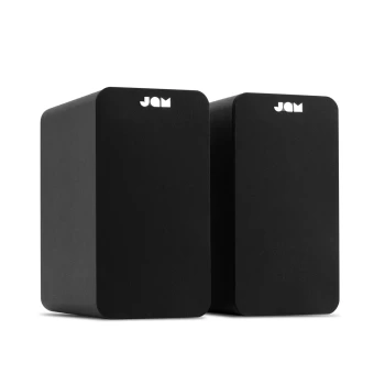 image of Jam Bookshelf Bluetooth Speakers - Black