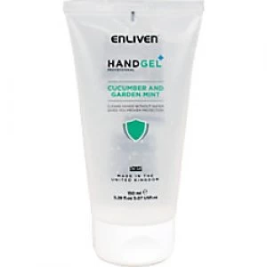 image of Enliven Hand Sanitiser Gel Professional Cucumber and Garden Mint 150ml