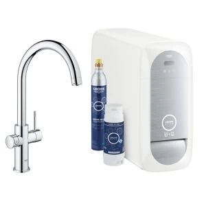 Grohe Blue Home Duo Chrome effect Filtered hot & cold water tap