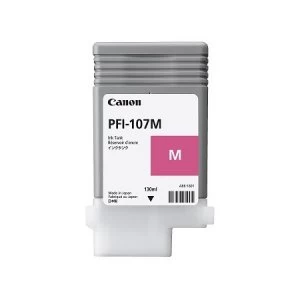 Image of Canon PFI107 Magenta Ink Cartridge