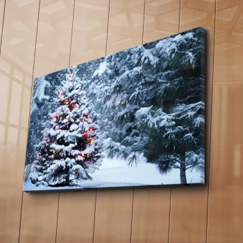 Image of 4570YYC-009 Multicolor Decorative Canvas Painting Christmas Tree
