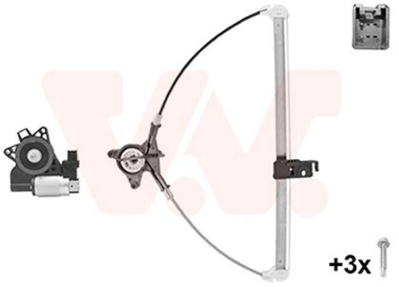 Image of VAN WEZEL Window regulator VAN WEZEL 2734268