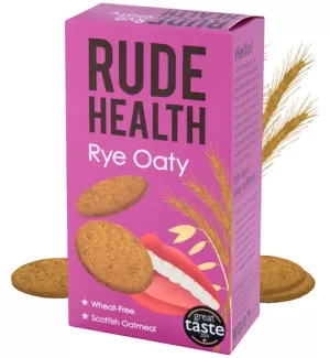 Image of Rude Health Rye Oaty - Oatmeal & Rye Biscuits 200g