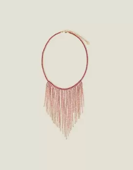 Image of Accessorize Womens Ombre Cupchain Collar Necklace