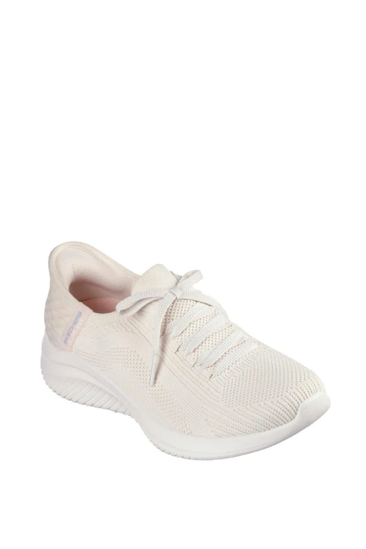 Image of Skechers Womens Ultra Flex 3.0 Slip In Lace Natural Size: 7 Natural Female 7