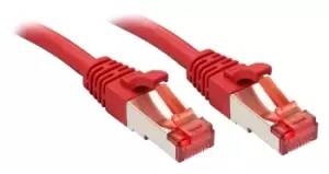 image of Lindy Cat.6 S/FTP 5m networking cable Red Cat6 S/FTP (S-STP)