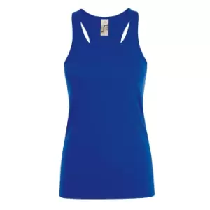 Image of SOLS Womens/Ladies Justin Sleeveless Vest (L) (Royal Blue)