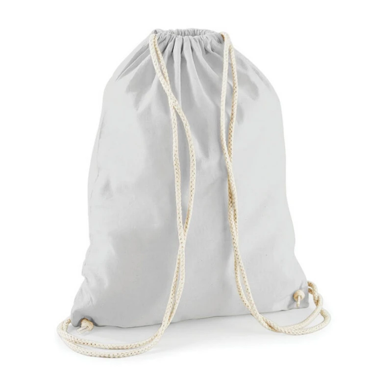 Image of Westford Mill Mens Drawstring Bag in White White Male