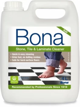 image of Bona Stone, Tile & Laminate Floor 4L Cleaner Solution Refill