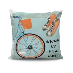 Image of NKRLNT-058 Multicolor Cushion