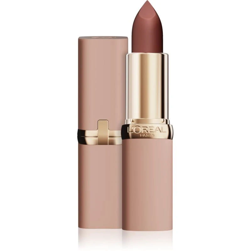 Image of LOreal Paris Color Riche Matin Balm velvet lipstick with matt effect shade 580 Brun Elegance 4.3 g