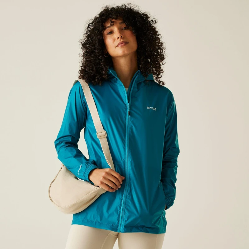 Image of Regatta Womens Pack It III Waterproof Breathable Packaway Jacket Exotic Plume Gr female 16