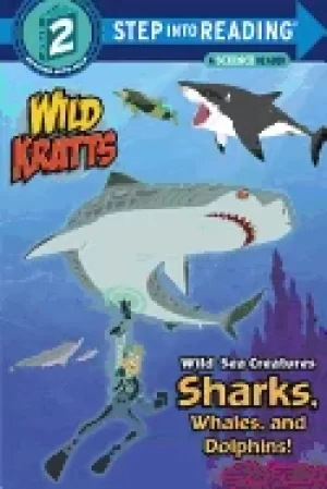 Image of wild sea creatures sharks whales and dolphins