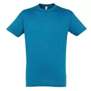 Image of SOLS Mens Regent Short Sleeve T-Shirt (M) (Blue Atoll)