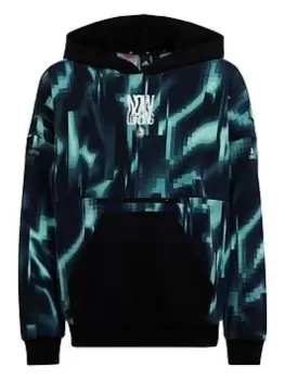 Image of adidas Unisex Junior Gaming Arkd3 Hoodie - Green/Blue, Green/Blue, Size 13-14 Years