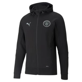 image of Puma MCFC Travel Hoodie - Black