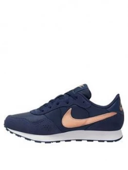 image of Nike MD Valiant Junior Trainer - Navy Multi, Navy/Multi, Size 3