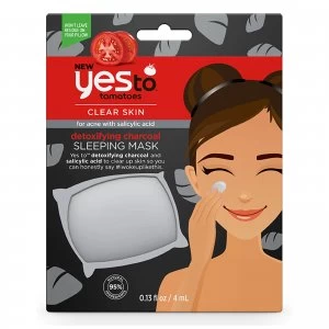 image of yes to Tomatoes Detoxifying Charcoal Sleeping Mask 4ml