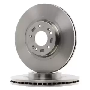 Image of BREMBO Brake disc PRIME LINE 09.B614.10 Brake rotor,Brake discs HYUNDAI,KIA,SANTA FE II (CM),Santa Fe III (DM),Grand Santa Fe (DM),Santa Fe IV (TM)