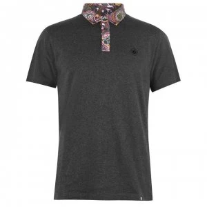 image of Pretty Green Rosler Polo - Dk Grey Marl