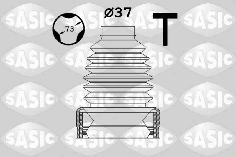 Image of CV boot kit, drive shaft SASIC 1906072