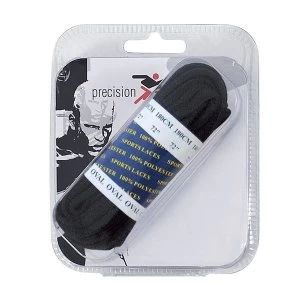 Image of Precision Oval Laces (Box of 6) Black - 100cm