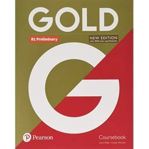 Image of Gold B1 Preliminary New Edition Coursebook 2 ed Paperback / softback 2018