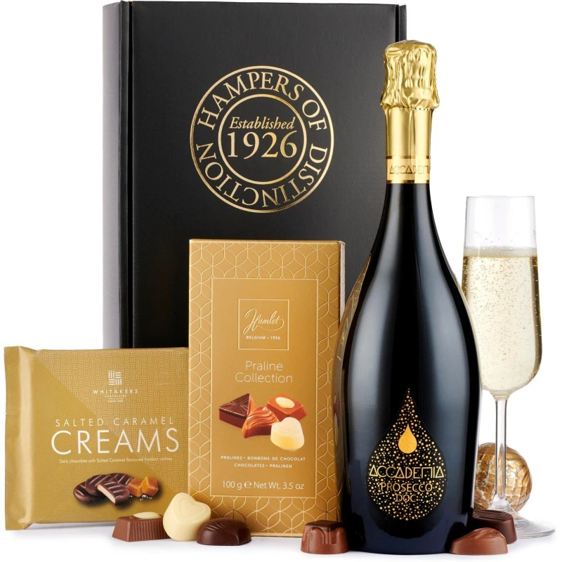 Image of Spicers of Hythe Prosecco & Chocolates Gift Hamper Multi unisex One Size