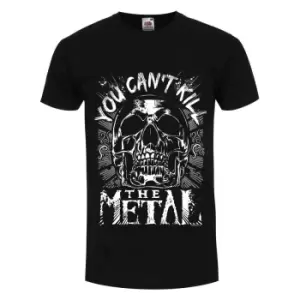 image of Grindstore Mens You CanA't Kill The Metal T-Shirt (M) (Black)