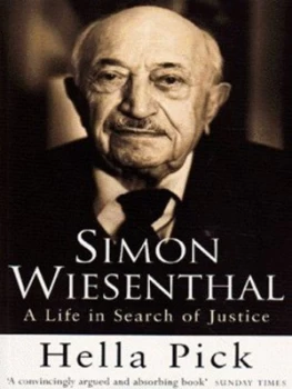 Image of Simon Wiesenthal by Hella Pick Paperback