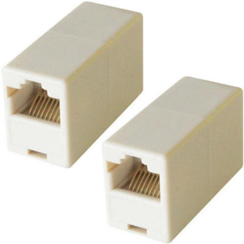 Image of Loops RJ45 Straight Wired CAT5e Lead Coupler Socket to Female Joiner Adapter Extension Multi unisex