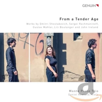 image of Monte Piano Trio - From a Tender Age CD