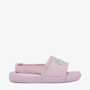 Image of Lacoste Infant Slide Sandals - Pink - UK 6 Toddler
