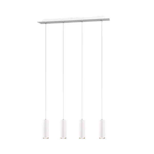 image of Marley Modern 4 Light Bar Pendant Ceiling Light White