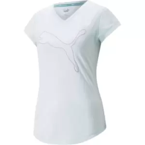 image of Puma Favourite T-Shirt Womens - Blue