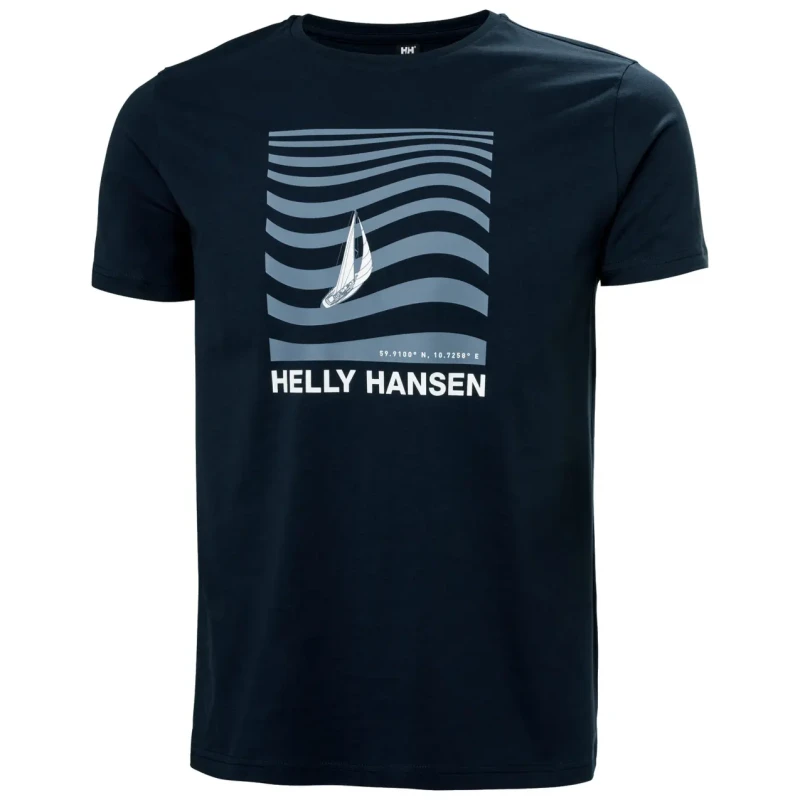 Image of Helly Hansen T-Shirt Helly Hansen Shoreline 3.0 Bleu Male 2XL