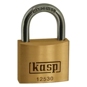 Image of Kasp 125 Series Premium Brass Padlock 30mm Standard