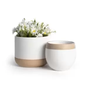 Image of Indoor Plant Pots - Set of 2 M&W