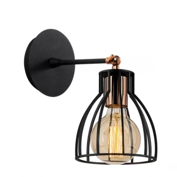 Image of Kemah - N-1238 Black Wall Lamp
