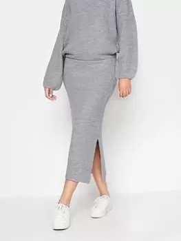 Image of Long Tall Sally Grey Co-ord Skirt, Grey, Size 14-16, Women