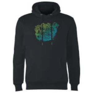 image of Rick and Morty Wubba Lubba Dub Dub Hoodie - Black