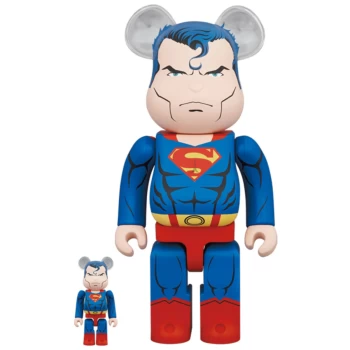 image of Medicom Batman: Hush 100% & 400% Be@rbrick 2-pack - Superman