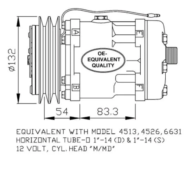 Image of NRF 32760 AC Compressor EASY FIT PAG 46, with seal ring, with gaskets/seals Compressor,air conditioning (447)
