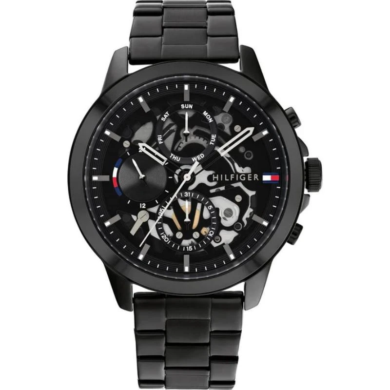 Image of Tommy Hilfiger 1710478 Mens Watch 44 Black black