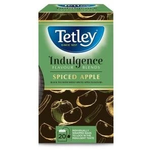 image of Tetley Indulgence Teabags String and Tag Spiced Apple 20 Bags 4001A