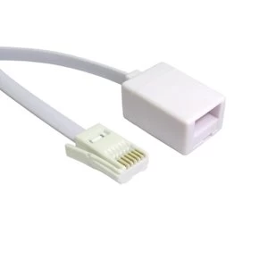 image of BT (M) to BT (F) 5m White OEM Extension Cable