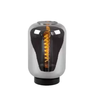 Image of Joanet Modern Table Lamp - Ø22cm - 1xE27 - Smoke Grey