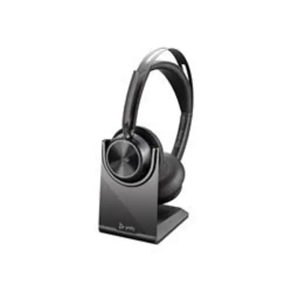 Image of Poly Voyager Focus 2 UC USB-A with Stand - Certified for Microsoft Teams