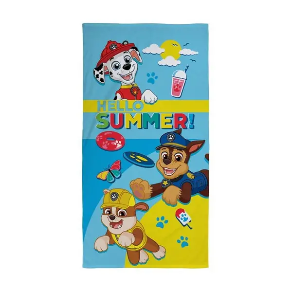 image of Paw Patrol Paw Patrol Summer Beach Bath Pool Towel Towels One Size Blue 77994318000